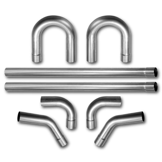 4" Stainless Steel Universal Mandrel Bent Tubing Kits - 6ft - V02