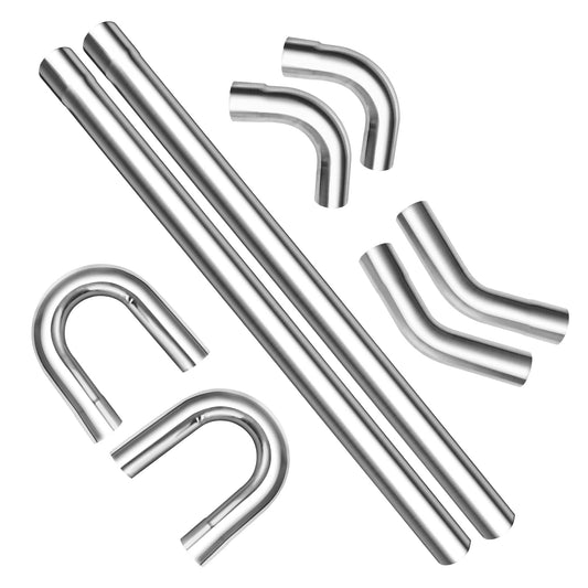 5" Stainless Steel Universal Mandrel Bent Tubing Kits - 12ft  - V03