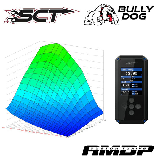 SCT/Bully Dog BDX & AMDP 2018-2019 3.0L Powerstroke Custom Tuning