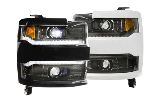 XB LED Headlights: Chevrolet Silverado HD (15-19) (Pair / ASM)