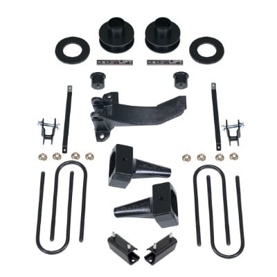 2008-2010 Ford F250/F350/F450 4WD 2.5'' SST Lift Kit with 5'' Rear Tapered Blocks - 1 Piece Drive Shaft without Shocks