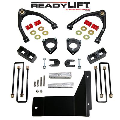 2007-2013 Chevrolet/GMC 1500 4WD 4'' SST Lift Kit Front with 3'' Rear Blocks with Upper Control Arms for Cast Steel OE Upper Control Arms without Shocks
