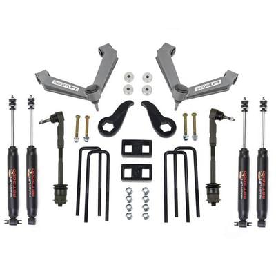 2011-2019 Chevrolet/GMC 2500HD RWD, 4WD 3.5'' SST Lift Kit Front with 1'' Rear with Fabricated Control Arms with SST3000 Shocks