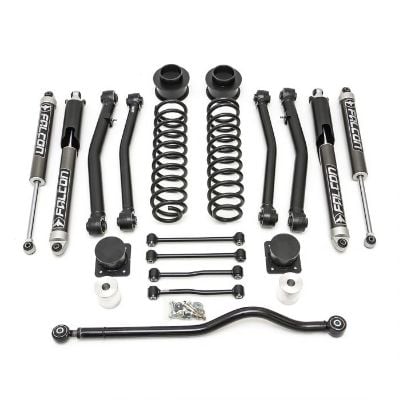 2020-2022 Jeep Jt Gladiator 4WD  4'' Terrain Flex 4-Arm Kit with Falcon 2.1 Shocks (includes front track bar)