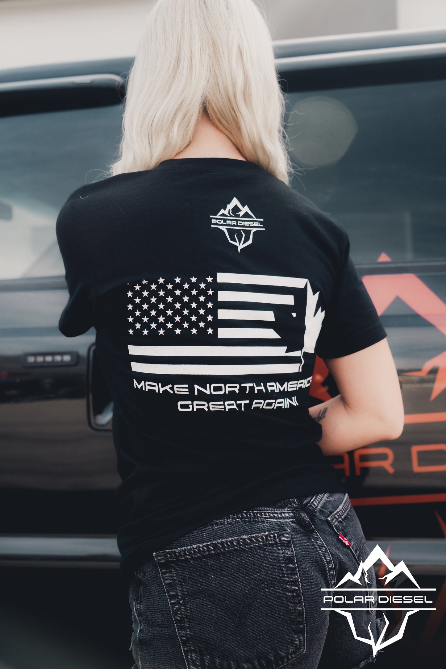 "Make North America Great Again" Polar Diesel T-Shirt